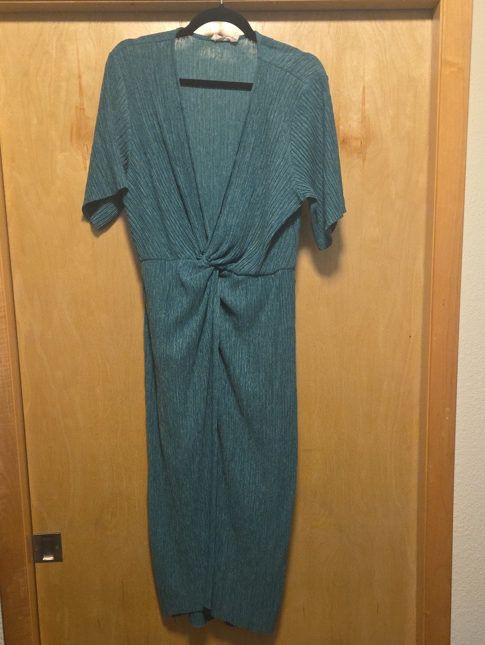 Twist-Front Midi Dress - Women